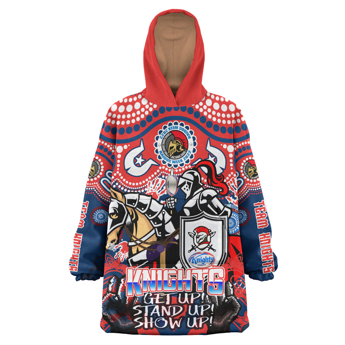 knights-rugby-naidoc-week-snug-hoodie-indigenous-newcastle-knights-get-up-stand-up-show-up-oodie-blanket