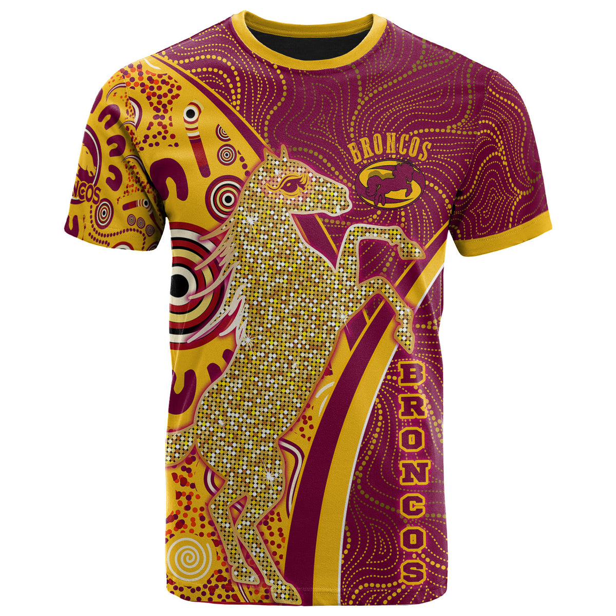 nrlw-broncos-rugby-t-shirt-custom-brisbane-broncos-pride-with-aboriginal-art-indigenous-woman-t-shirt