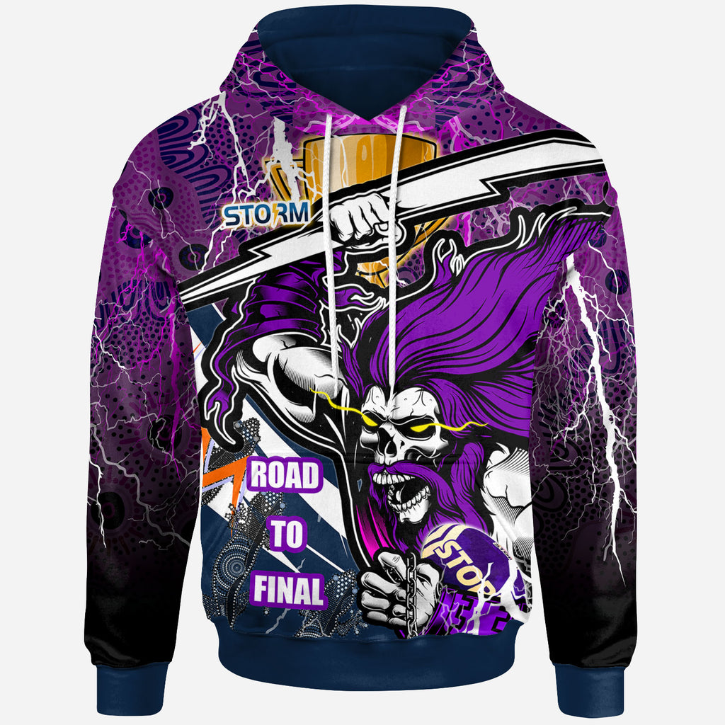 storm-premierships-rugby-hoodie-custom-road-to-final-melbourne-storm-thunder-ghost-aboriginal-culture-hoodie