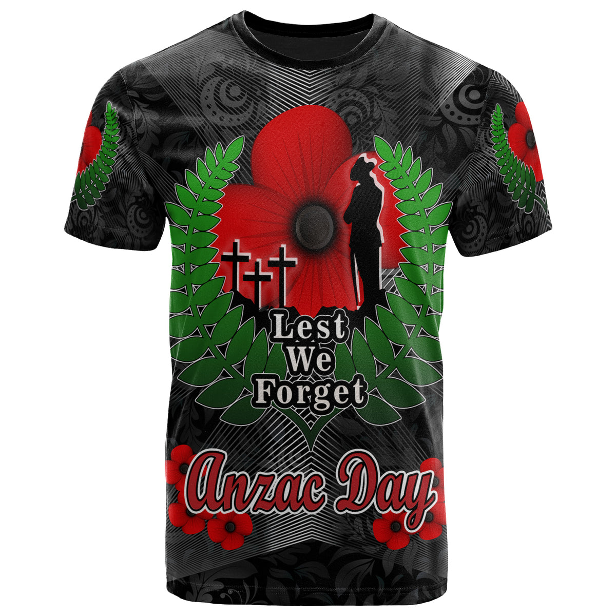 new-zealand-anzac-day-t-shirt-anzac-day-lest-we-forget-low-poly-motley-patterns-t-shirt
