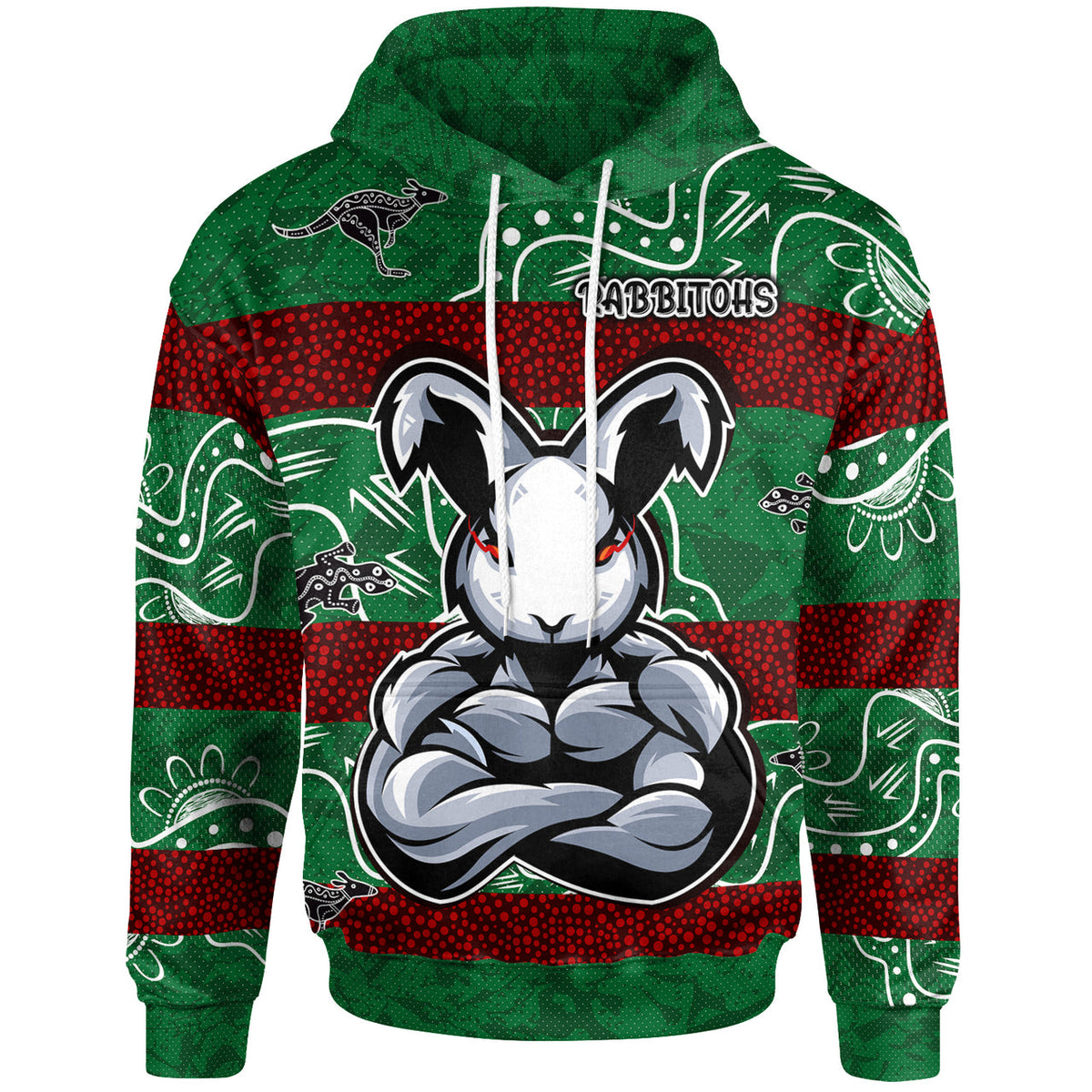 rabbitohs-rugby-hoodie-custom-indigenous-super-rabbitohs-hoodie