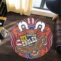 sea-eagles-rugby-round-rug-naidoc-week-eagle-aboriginal-dot-artwork-get-up-stand-up-show-up-aboriginal-culture-round-rug