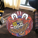 sea-eagles-rugby-round-rug-naidoc-week-eagle-aboriginal-dot-artwork-get-up-stand-up-show-up-aboriginal-culture-round-rug