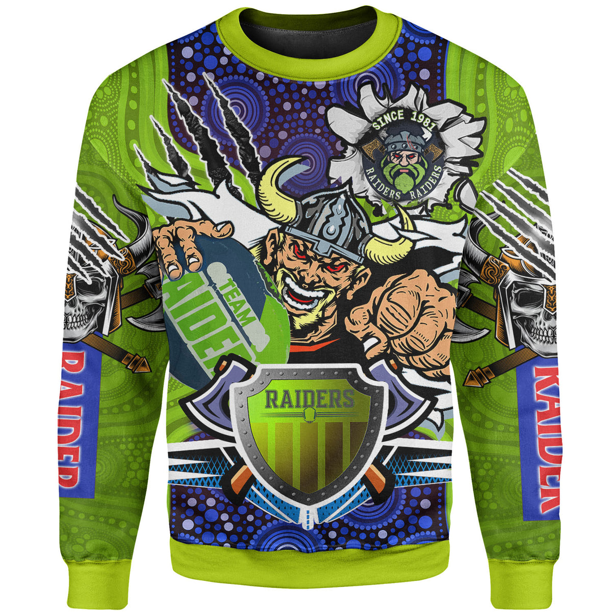 raiders-rugby-sweatshirt-custom-the-indigenous-vikings-power-scratch-style-sweatshirt