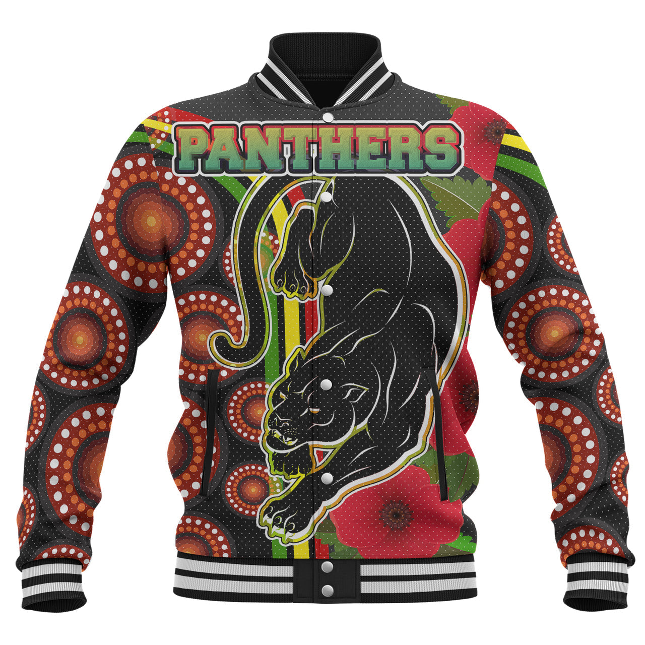 https-aussievibes-co-panthers-rugby-baseball-jacket-aboriginal-panthers-anzac-day-panther-with-poppy-flower-baseball-jacket