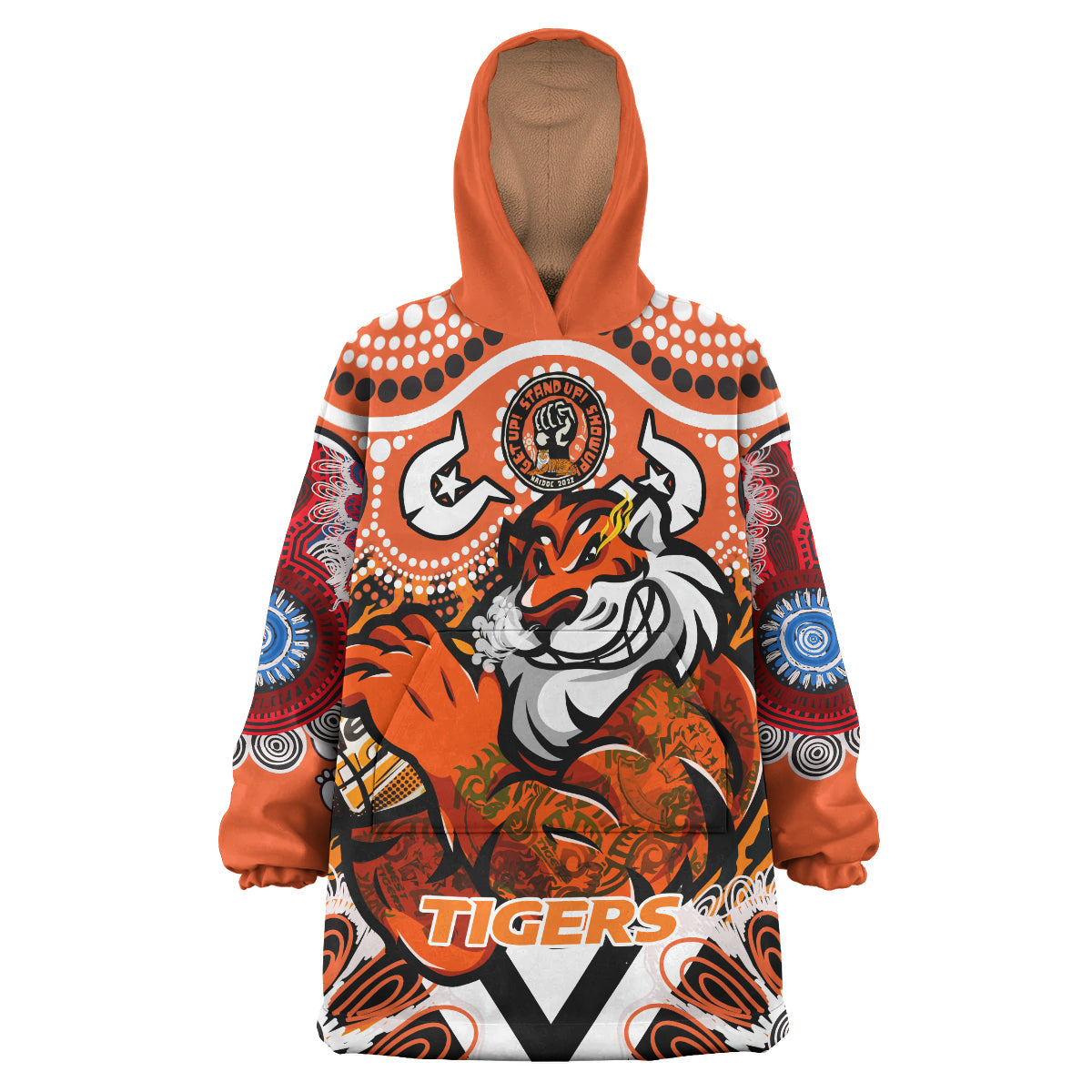 tigers-rugby-naidoc-week-snug-hoodie-custom-traditional-custodians-west-tigers-get-up-stand-up-show-up-oodie-blanket