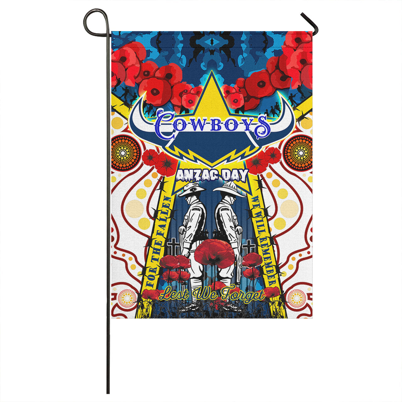 cowboys-anzac-day-watercolour-rugby-flag-custom-remembrance-cowboys-with-poppy-flower