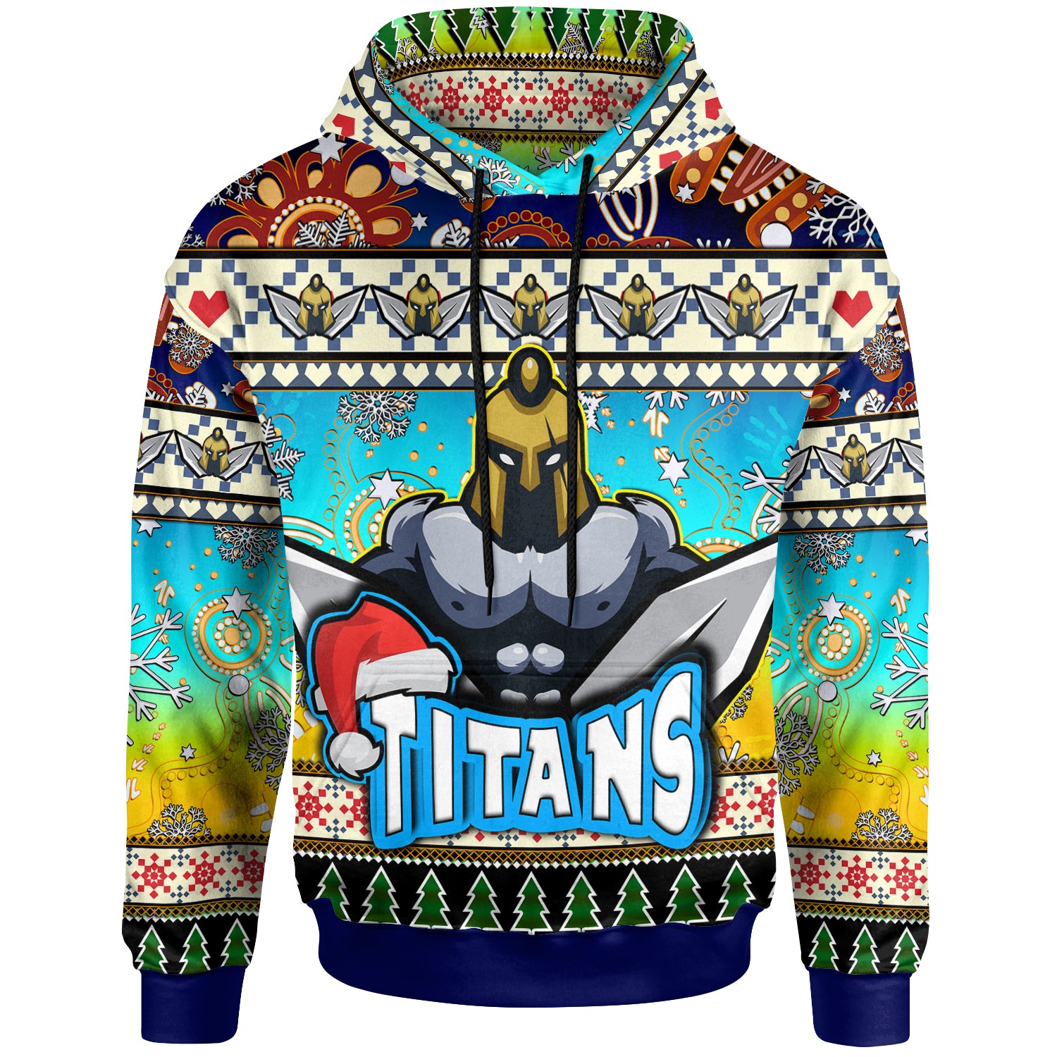titans-rugby-christmas-hoodie-custom-xmas-titans-christmas-balls-snowflake-with-aboriginal-patterns-hoodie
