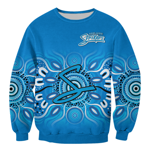 (Custom Personalised) Adelaide Strikers Aboriginal Cricket 2022 Sweatshirt - LT12