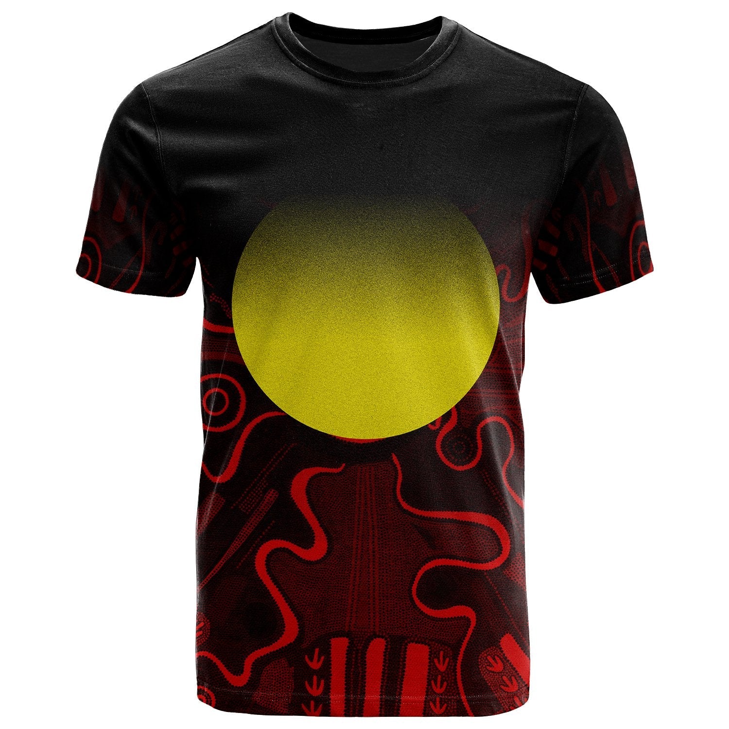 aboriginal-t-shirt-indigenous-flag-grunge-style
