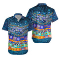 Australia Indigenous Hawaiian Shirt -  Dot Painting Art