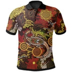 aboriginal-polo-shirts-kangaroo-and-lizard-dot-painting-art