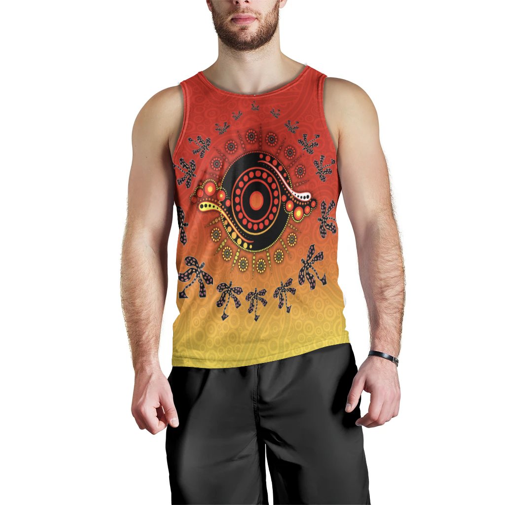 mans-tank-top-circle-pattern