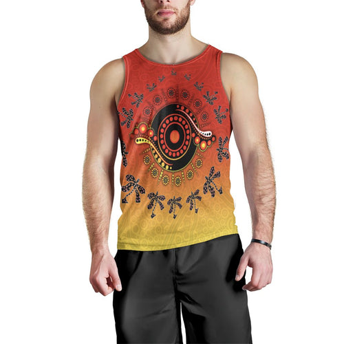 mans-tank-top-circle-pattern
