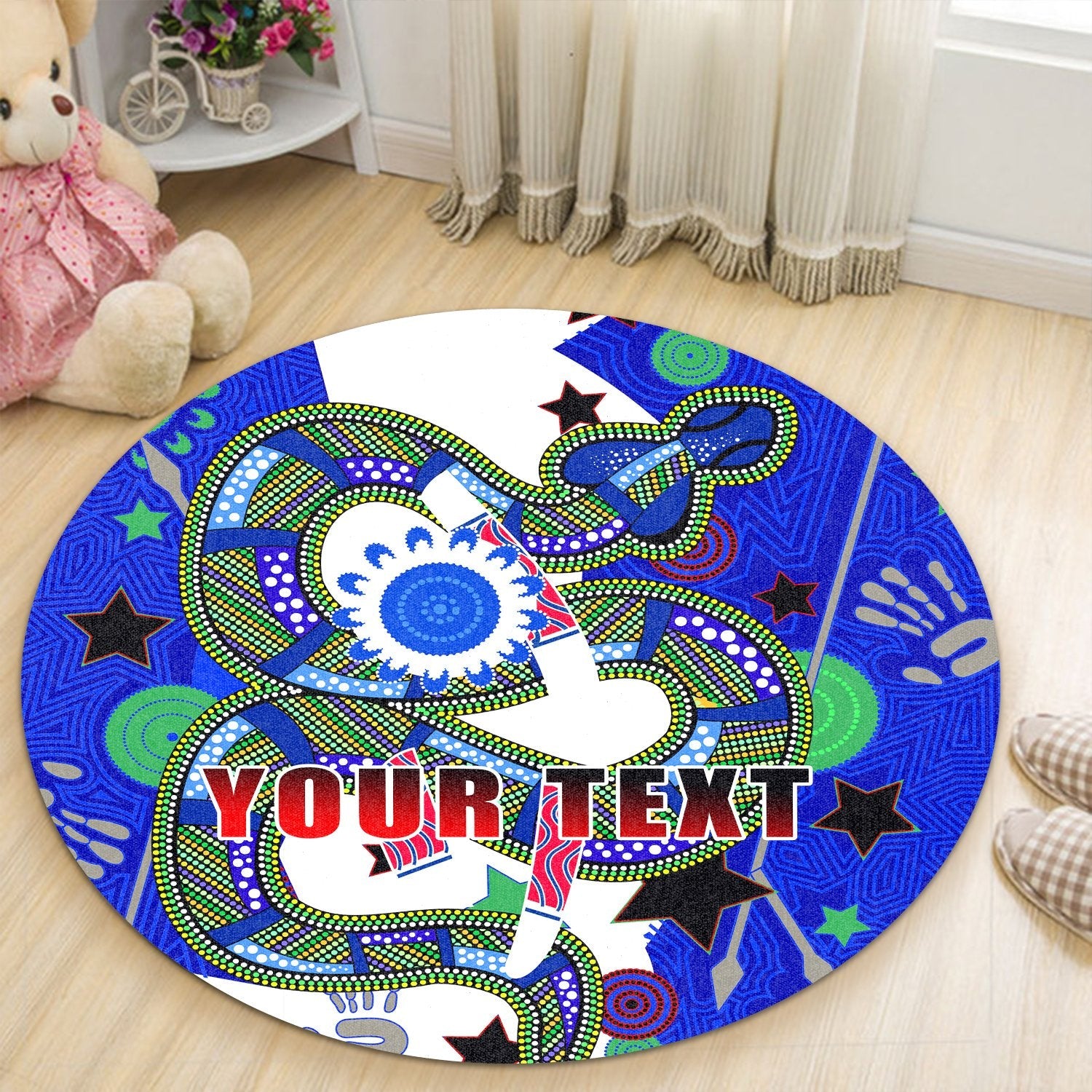 custom-personalised-eels-naidoc-week-color-round-carpet
