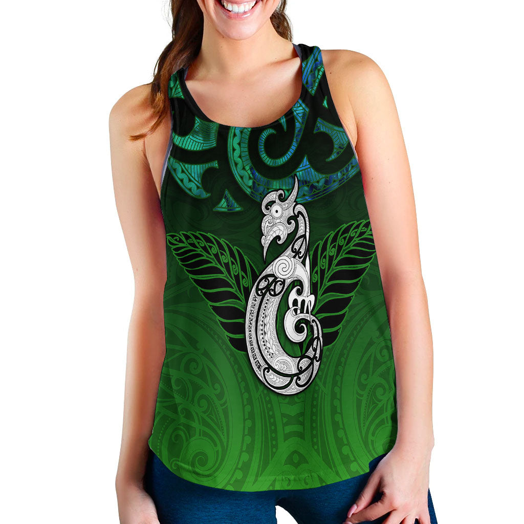 new-zealand-maori-women-tank-top-paua-shell-green