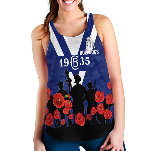 Canterbury-Bankstown Bulldogs Anzac Day Camo Women Tank Top