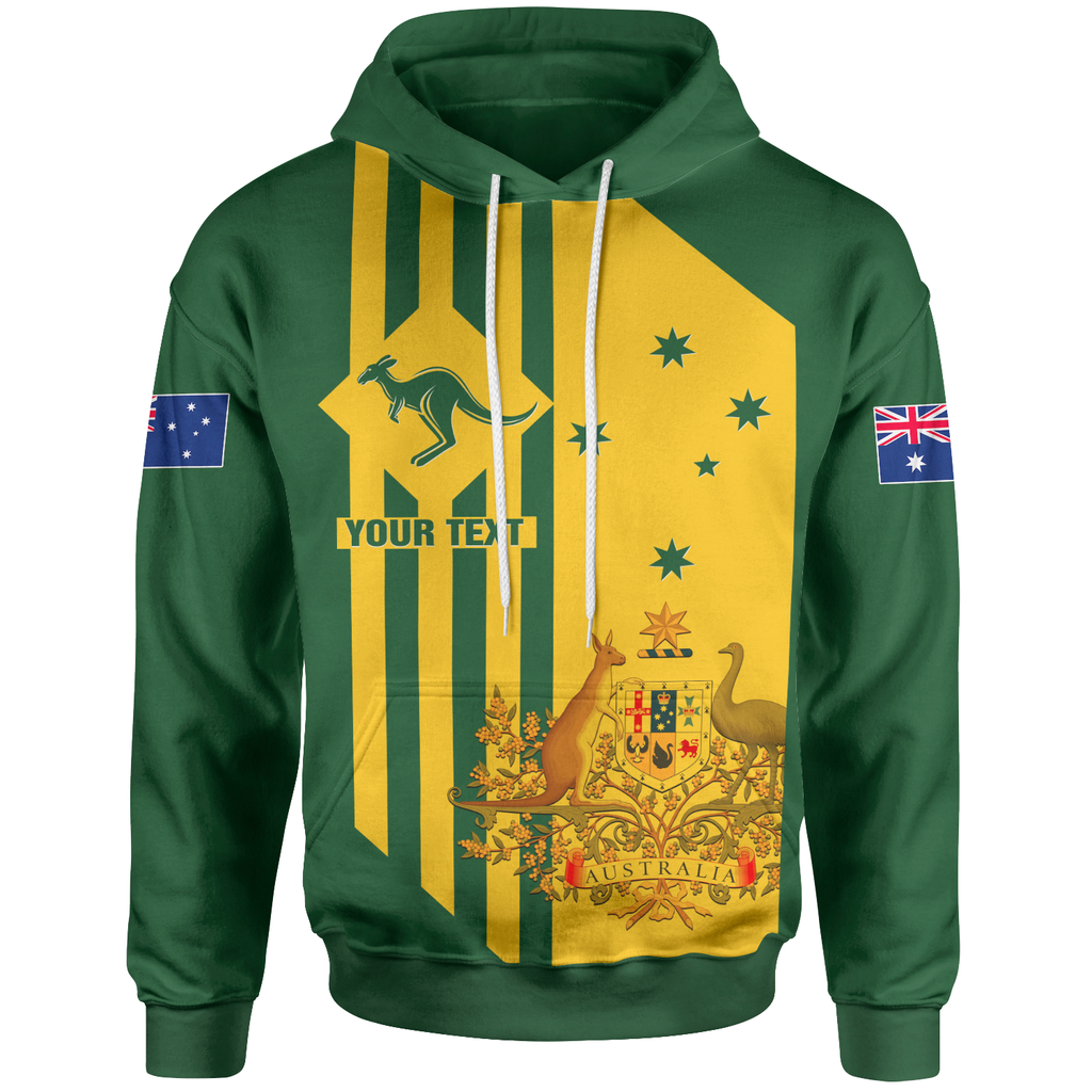 [Custom] Hoodie -  Australia Kangaroo Sign National Color
