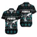 Port Adelaide Hawaiian Shirt - Christmas Ugly Style