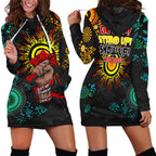 NAIDOC Week 2022 Aboriginal Art Unique Hoodie Dress