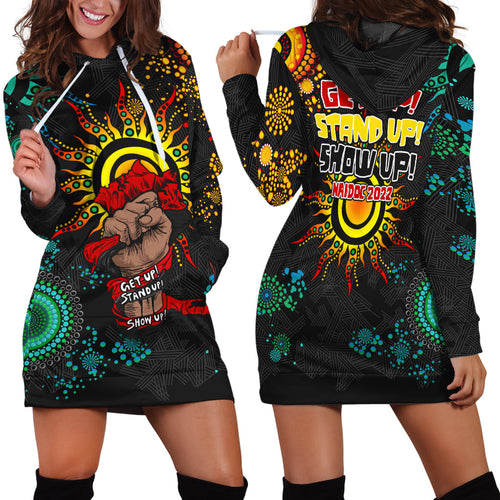 NAIDOC Week 2022 Aboriginal Art Unique Hoodie Dress