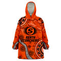Perth Scorchers ANZAC Day Aboriginal Wearable Blanket Hoodie - LT12