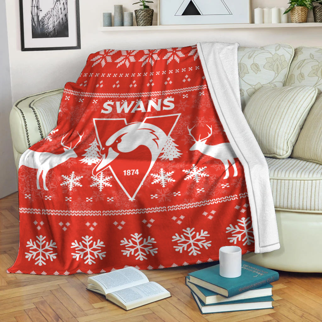sydney-swans-blanket-christmas-ugly-style