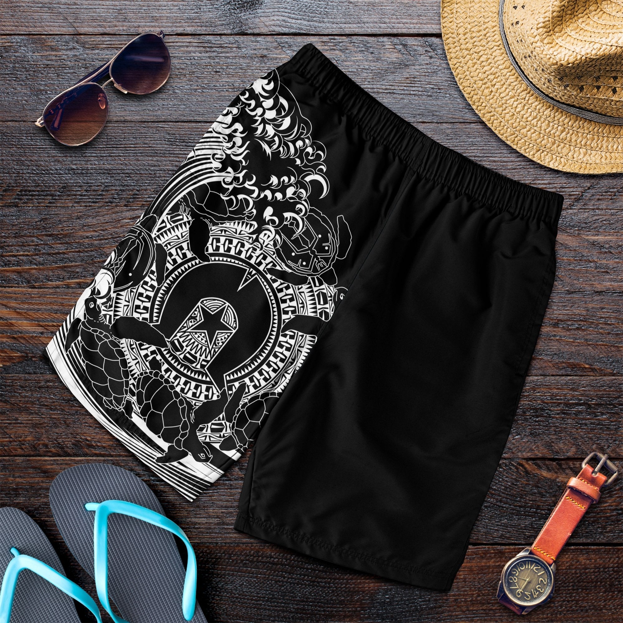 aboriginal-men-shorts-torres-strait-islands-in-wave-black