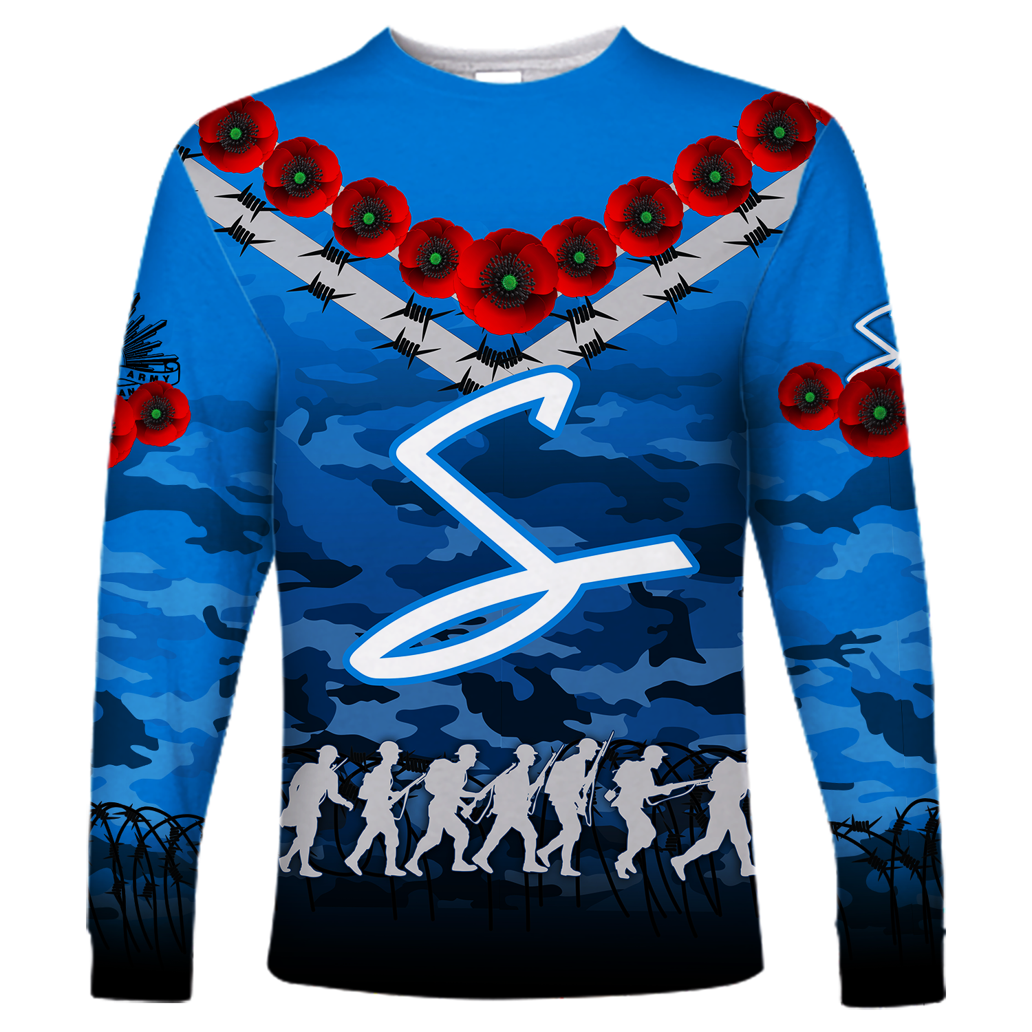 custom-personalised-adelaide-strikers-anzac-2022-long-sleeve-shirt-camouflage-with-poppy
