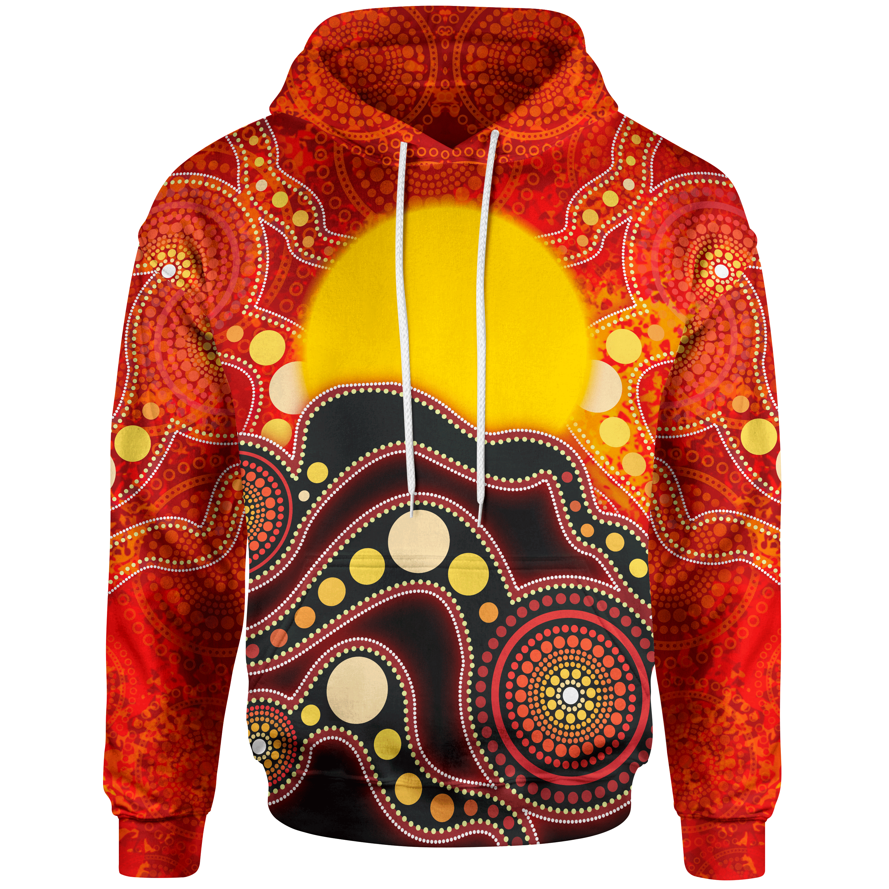 aboriginal-kid-hoodie-aboriginal-lives-matter-flag-dot-painting-art-for-kid