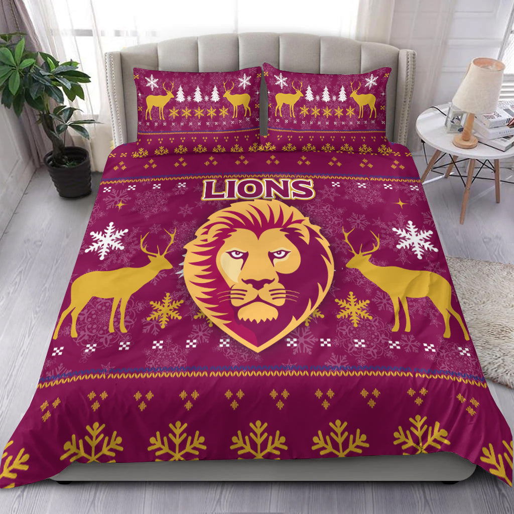 brisbane-lion-bedding-set-christmas-ugly-style