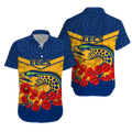 Eels Anzac Day Hawaiian Shirt - Indigenous Art