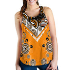 Wests Tiger Rugby Aboriginal Pattern Women Tank Top - LT2