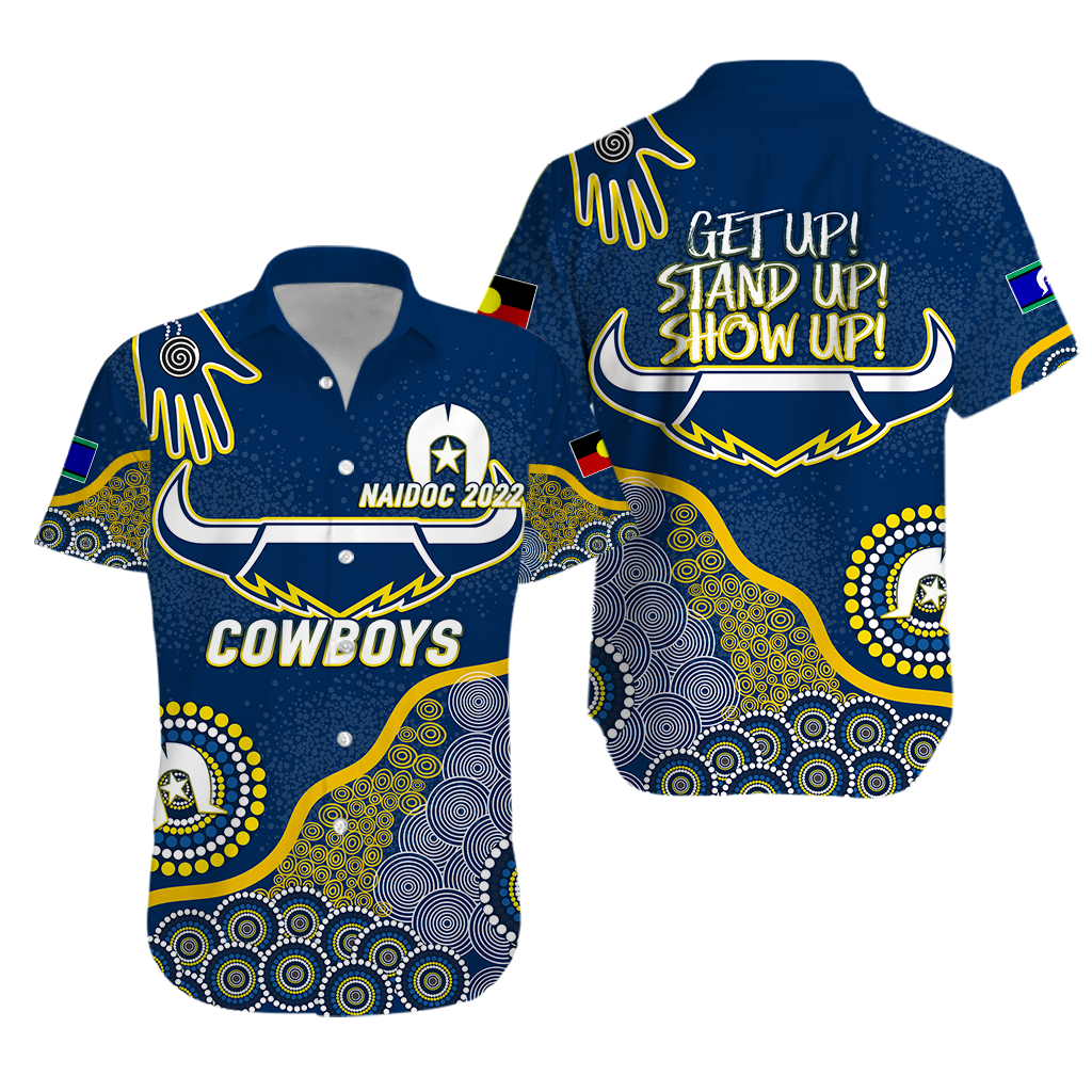 Cowboys Rugby NAIDOC 2022 Aboriginal Hawaiian Shirt