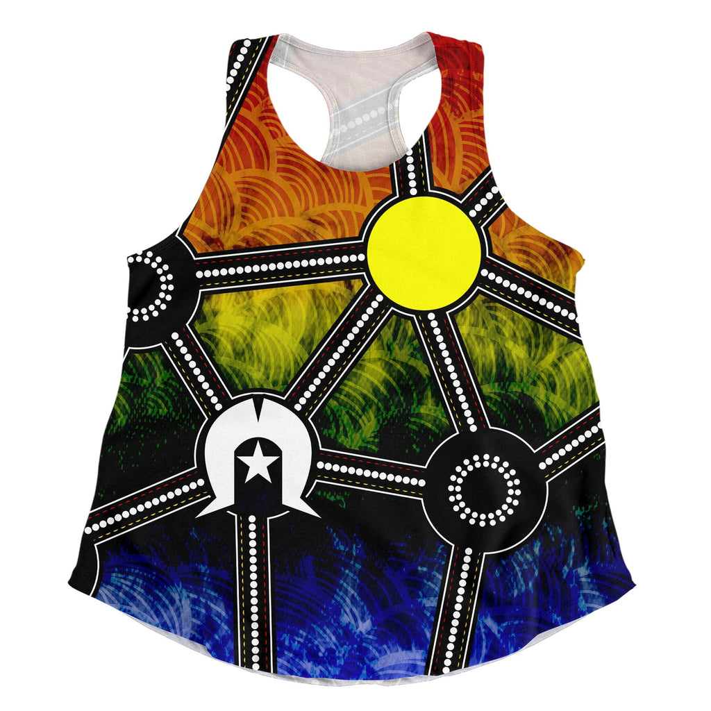 Naidoc Week 2021  Women's Tank , Aboriginal Geometric Style - Vibe Hoodie