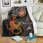aboriginal-premium-blanket-lizard-sunshine