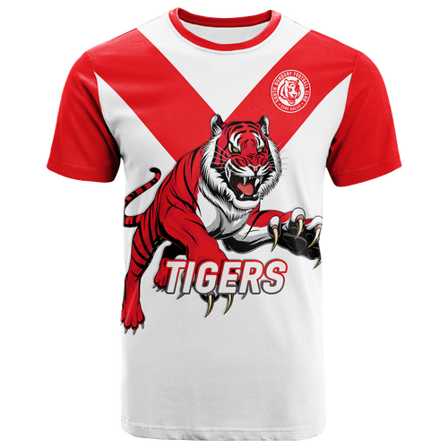 (Custom Personalised) Tigers South Bunbury Football 2022 T-Shirt