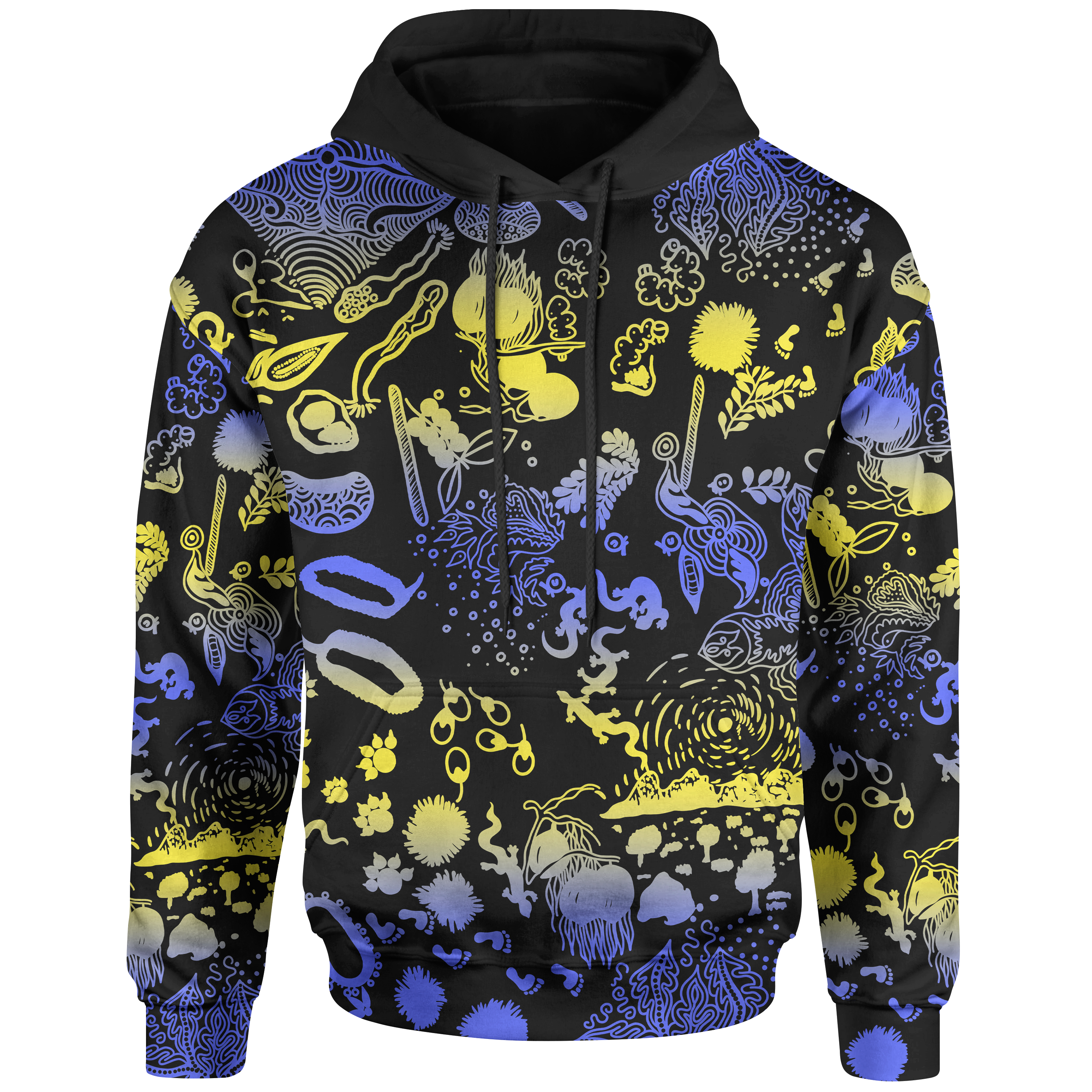 aboriginal-hoodie-australian-golden-wattle-all-over-print