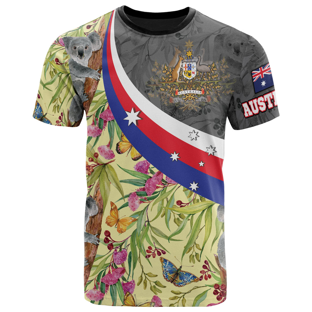 t-shirt-australia-coat-of-arms-with-koala-patterns-ver01