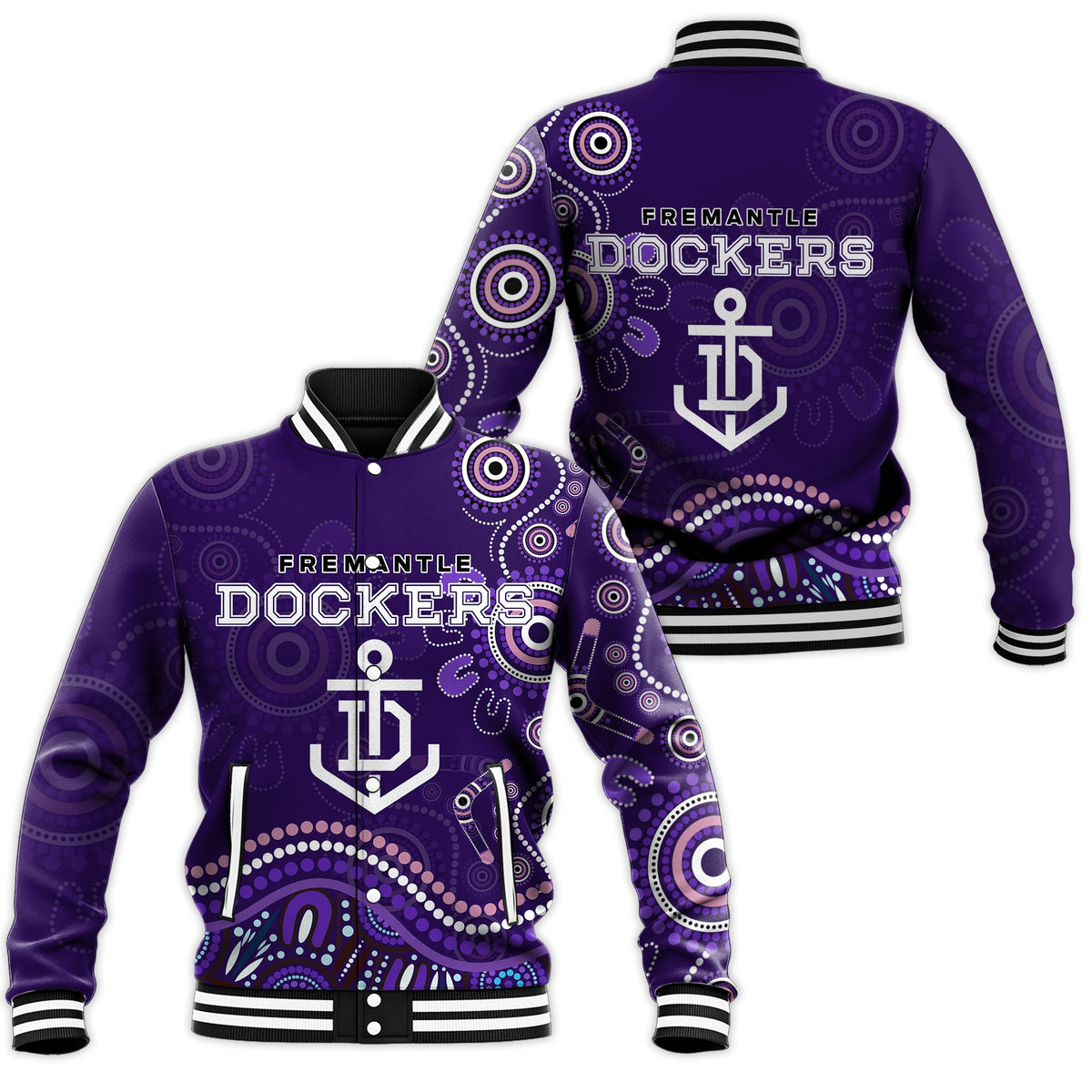 fremantle-football-club-baseball-jacket-aboriginal-dot-painting