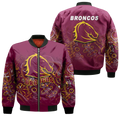 Brisbane Broncos Rugby Indigenous Bomber Jacket - LT12