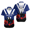 Canterbury-Bankstown Bulldogs Anzac Day Camo Hawaiian Shirt