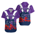 Melbourne Storm Anzac Day Camo Hawaiian Shirt