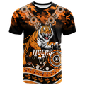 Tigers Rugby ANZAC Day Camouflage Indigenous Art T-Shirt - LT12