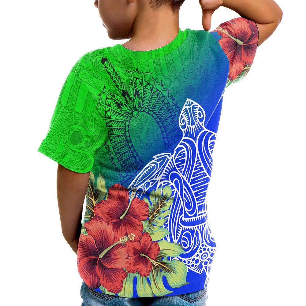 torres-strait-islanders-t-shirt-kids-ocean-hibiscus