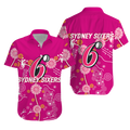 Sydney Sixers Aboriginal Art Cricket 2022 Hawaiian Shirt - LT12