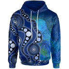 kid-aboriginal-hoodie-australia-indigenous-flag-circle-dot-painting-art-blue