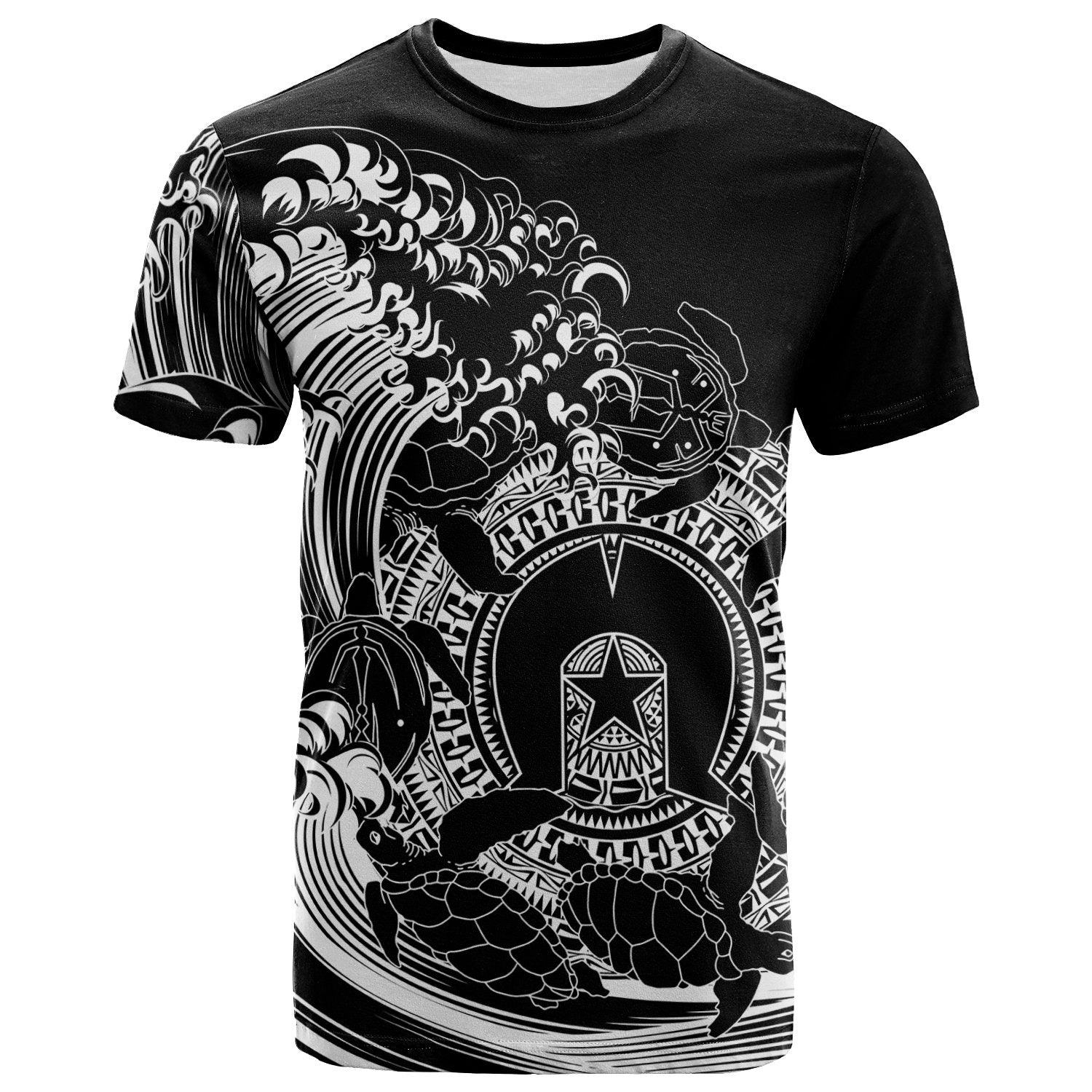 aboriginal-t-shirt-torres-strait-islands-in-wave-black