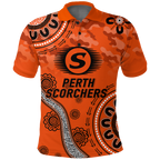 Perth Scorchers ANZAC Day Aboriginal Polo Shirt - LT12
