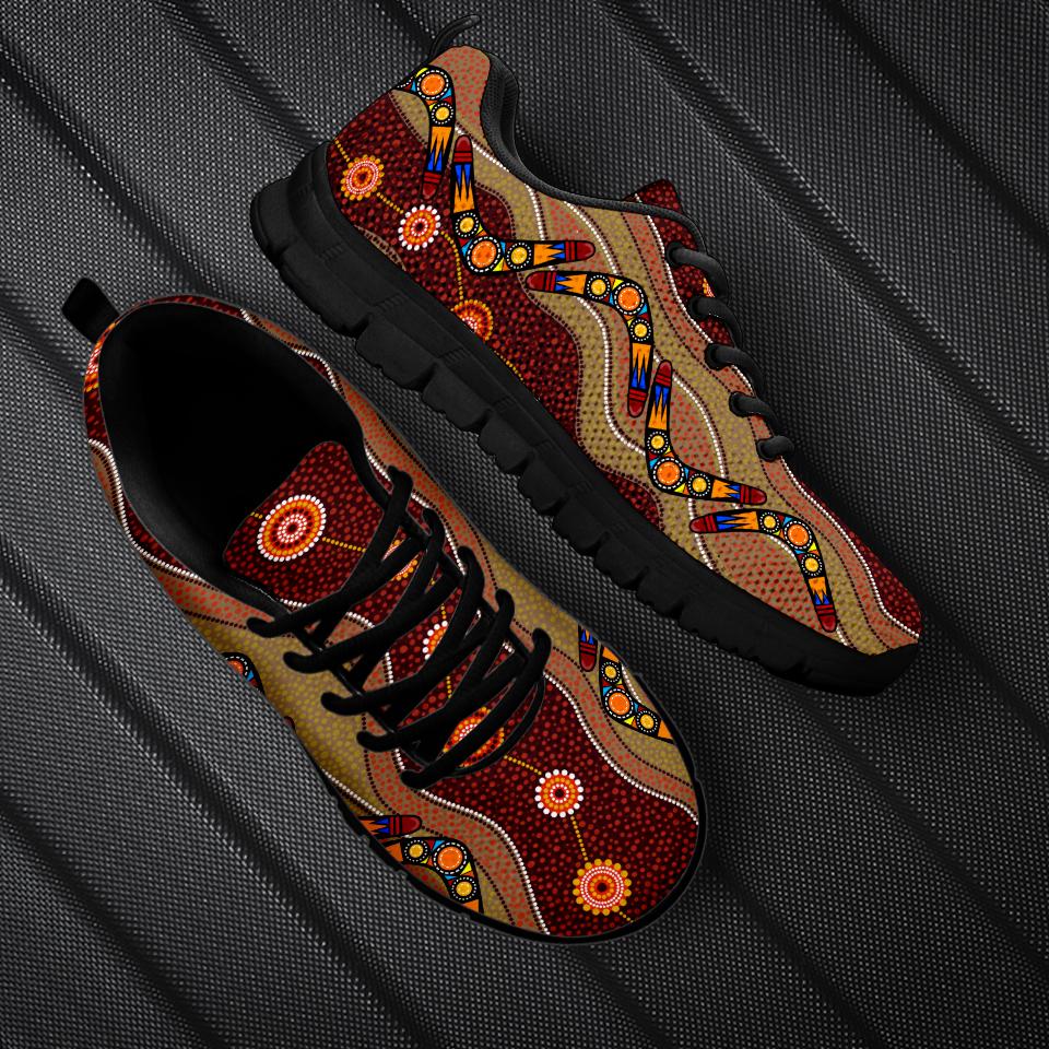 aboriginal-sneakers-boomerang-patterns-circle-dot-painting
